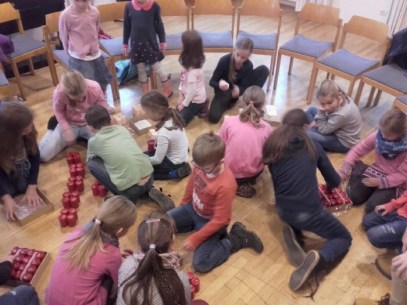 Erstes Treffen der Jungschar und Minis nach dem Zusammenlegen der beiden Gruppen © Pfarre Mattsee