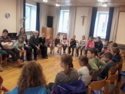 Erstes Treffen von Jungschar und Minis nach dem Zusammenlegen der beiden Gruppen © Pfarre Mattsee