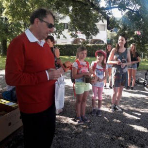 Sommerratschen - Pfarrer Lusak verabschiedete uns © Löffelberger