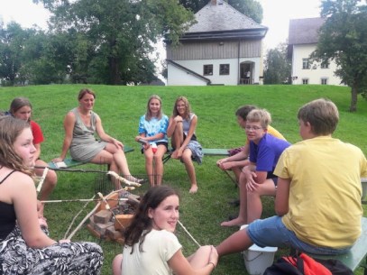 beim Grillen © Löffelberger