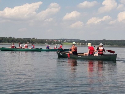 Ausfahrt mit den Kanus © Löffelberger