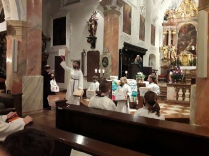 Ministrantenaufnahme - Lesungsspiel © Pfarre Mattsee