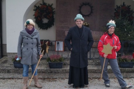 Magdalena, Pfarrer Franz und Maria © Josef Hofbauer