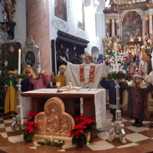 Feier des Gottesdienstes © Maria Reiff