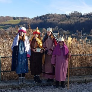 Sternsingen bei Traumwetter © Tanja Maiburger