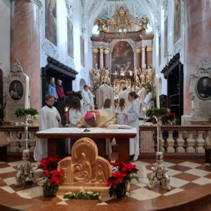 Gottesdienst mit dem Bischof © M. Reiff