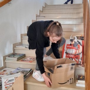 Fleißig beim Aufbau &copy; M. Löffelberger