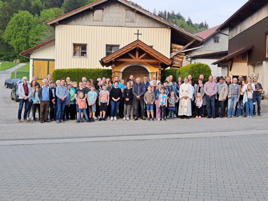 Maiandacht bei Peterbauer, Leitgermoos © Johann Dürager
