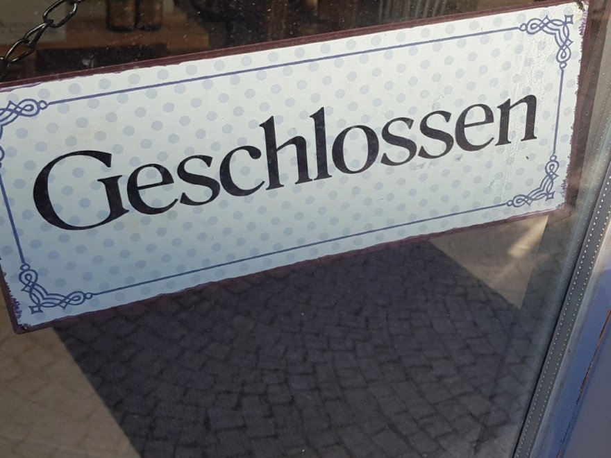 Geschlossen © Bild: PeterWeidemann in: Pfarrbriefservice.de