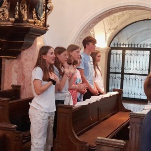 Unsere Altschar feiert auch mit &copy; M. Löffelberger