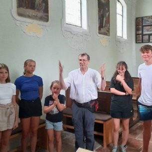 Abschluss in der Zellhofkapelle ... &copy; Maria Löffelberger