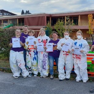 Teilnahmeurkunden für unsere tollen Jugendlichen &copy; M. Löffelberger
