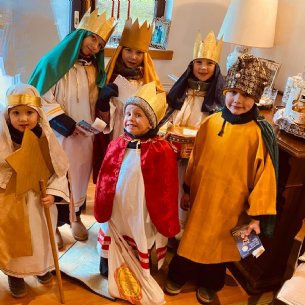 Auch ganz junge Sternsinger waren unterwegs © Maria Löffelberger