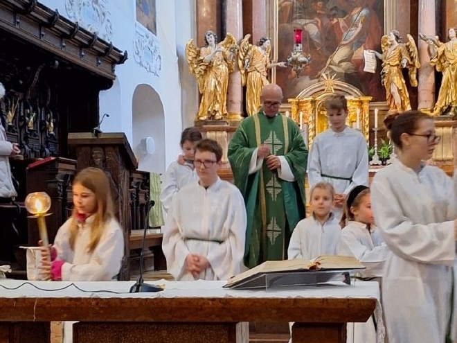 Fleißige Ministranten &copy; Pfarre Mattsee-Löffelberger