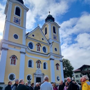 Erste Informationen über die Geschichte der Kirche in St. Johann © MM
