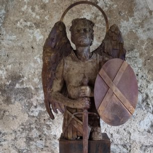 Hl. Michael in der Krypta © MM