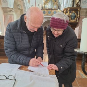 Probe für Christkönig - Ablaufbesprechung © Pfarre Mattsee-Löffelberger