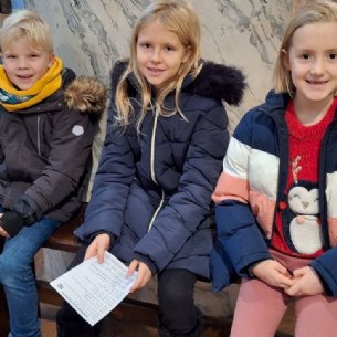 Jungscharkinder bei der Christkönigsmesse © Pfarre Mattsee-Löffelberger