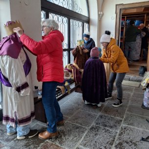 Einkleidung der Sternsinger © Pfarre Mattsee_M.Löffelberger
