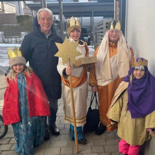 Sternsinger unterwegs © Pfarre Mattsee_privat