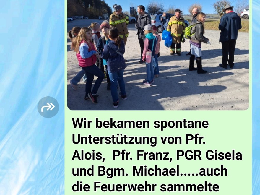 Müll sammeln Jungschar &copy; Pfarre_ML