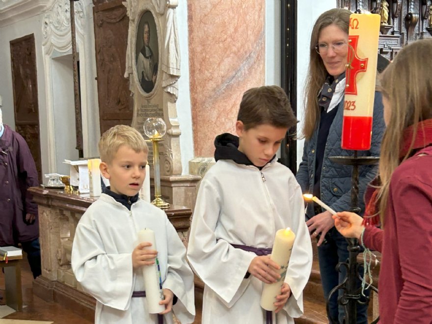 Gottesdienst für die Erstkommunionkinder © Pfarre