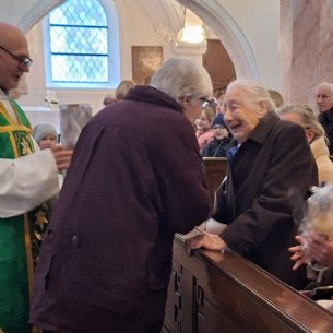 Gottesdienst mit der 100 jährigen Anna Rieder &copy; ML