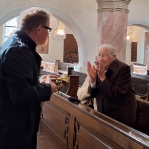 Gottesdienst mit der 100 jährigen Anna Rieder &copy; ML
