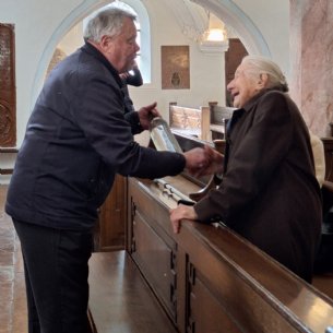 Gottesdienst mit der 100 jährigen Anna Rieder &copy; ML