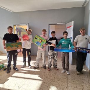 Bücherflohmarkt-Aufbau &copy; ML