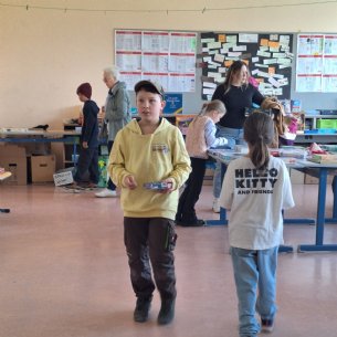 Bücherflohmarkt 2026 in der Mittelschule Mattsee &copy; ML