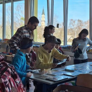 Bücherflohmarkt 2026 in der Mittelschule Mattsee &copy; ML