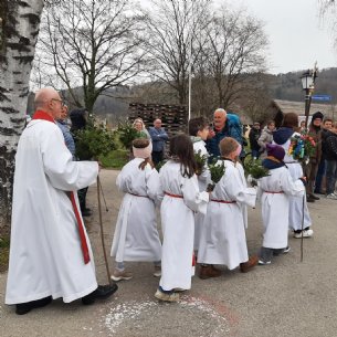 Palmweihe in der Weyerbucht