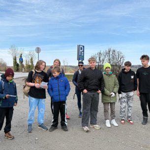 Müllsammeln der Minis- und Jungscharkinder &copy; M.L.