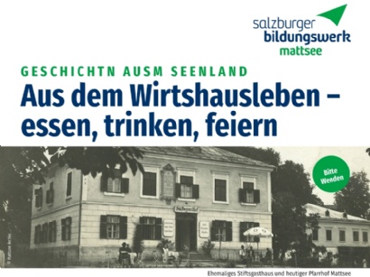 Vortrag: Aus dem Wirtshausleben - essen, trinken, feiern
