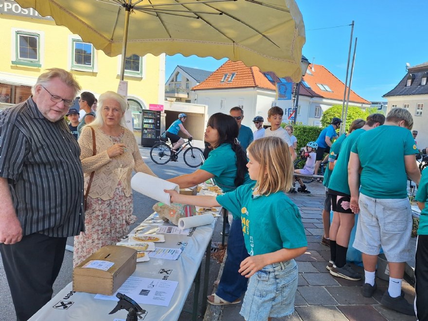 Waffelstand beim Autofreien Tag &copy; M.L.