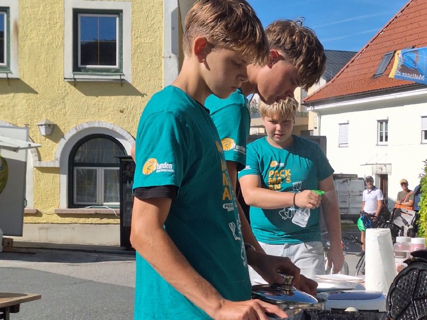 Waffelstand beim Autofreien Tag &copy; M.L.